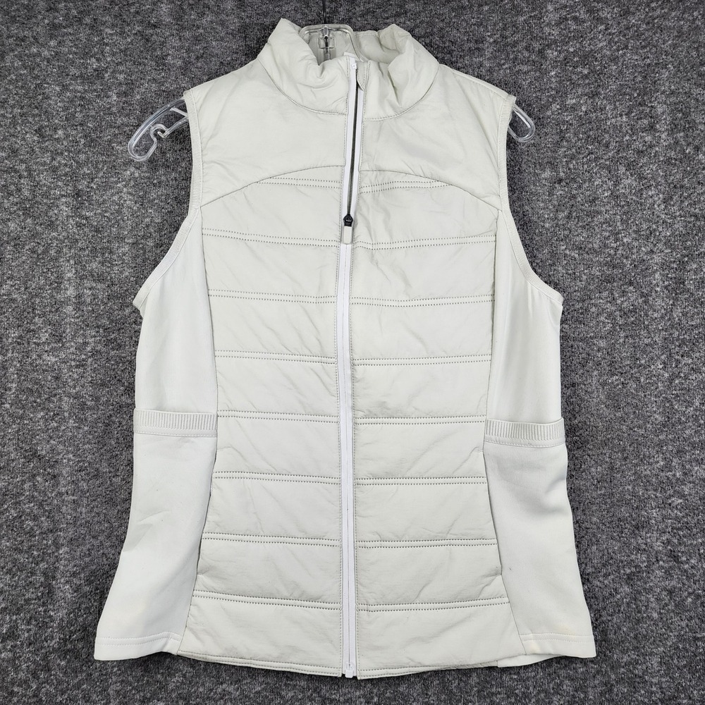 Avia Puffer Vest Womens Size M Quilted Full Zip Mock Neck Athletic AV41100017012